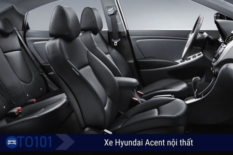 Xe Hyundai Acent ghế ngồi