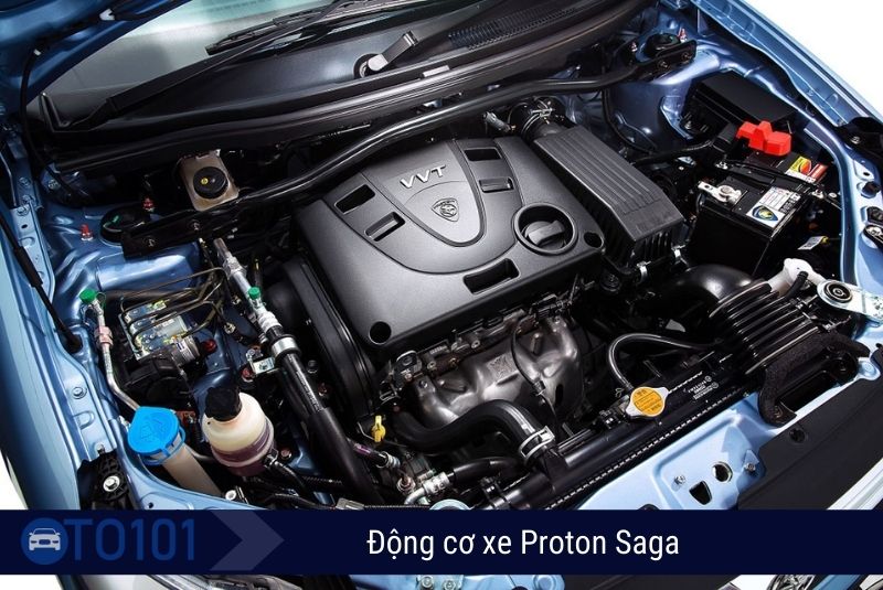 Xe Proton Saga động cơ