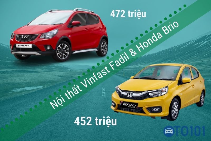 So sánh giá bán giữa Fadil và Honda Brio
