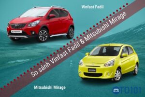 so sánh Vinfast Fadil vàMirage