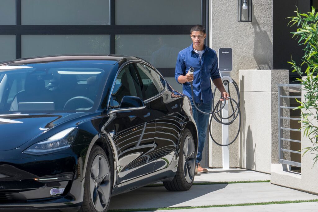 JuiceBox Home EV Charging Tesla Model 3