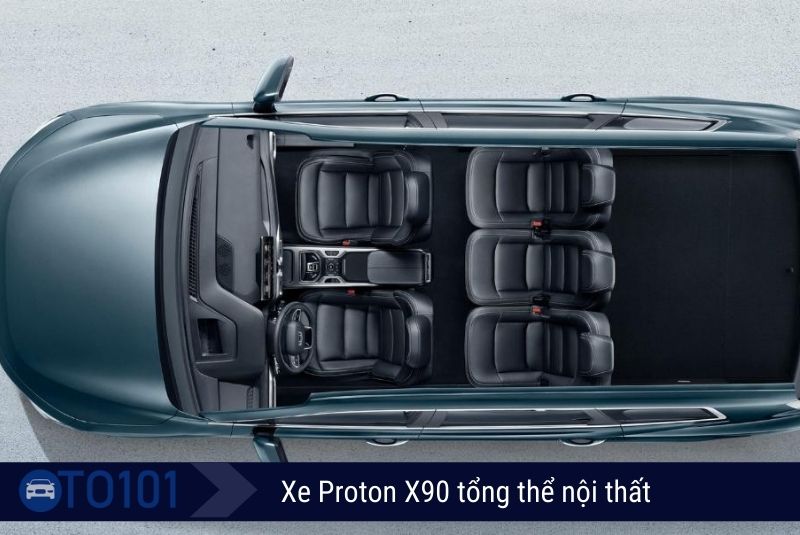 Xe Proton X90 tổng thể nội thất