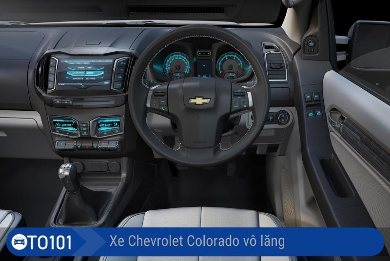 xe Chevrolet Colorado nội thất