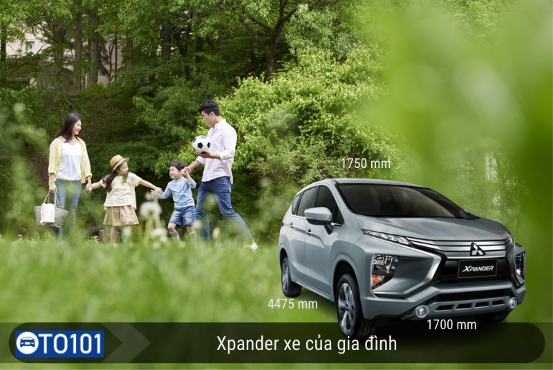 Dòng xe Xpander Mitsubishi dành cho gia đình